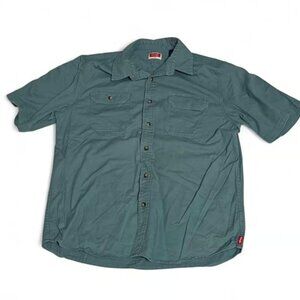 Wrangler Teal Casual work Button Down Shirt